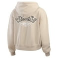 thumbnail image 3 of Women's WEAR by Erin Andrews Tan New Orleans Pelicans Tonal Felt Patch Full-Zip Hoodie, 3 of 3