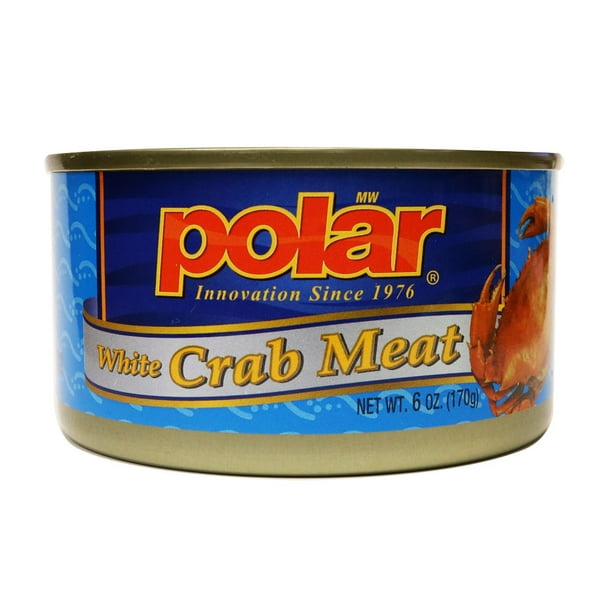 MW Polar White Crab Meat, 6 oz Can