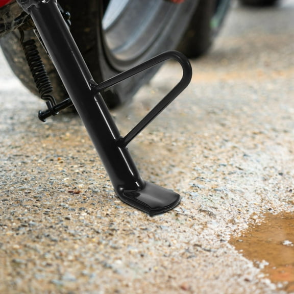 KAKOWELY 1Set Black Motorcycle Kickstands for Electric Bikes with Adjustable Height