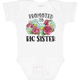thumbnail image 3 of Inktastic Promoted to Big Sister with Flowers Girls Baby Bodysuit, 3 of 5