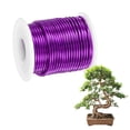 thumbnail image 1 of Uxcell 1-Pack Alambre de Entrenamiento para Bonsái, 2mm x 49ft/15m Alambre de Árbol Bonsái de Aluminio Anodizado para Tronco Fino [Púrpura], 1 of 7