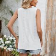 thumbnail image 5 of Soki Women's Tank Tops Loose Round Neck Ruched Sleeveless Tops Casual Basic Vest Shirts, 5 of 5