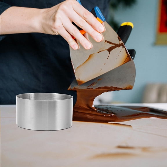 OFFIGAM 1Set Stainless Steel Chocolate Melting Tool for Precise Heat Distribution and Dessert Design