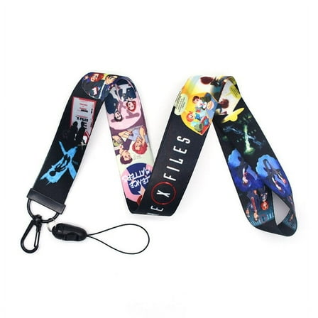 Anime Source The X-Files Television Series Science Fiction Aliens Lanyard Keychain ID Badge Holder