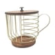thumbnail image 3 of Organizador de cápsulas de café, recipiente para 25 cápsulas de café de 52 mm, café moderno oro, 3 of 7