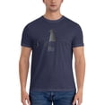 thumbnail image 5 of Acoustic Guitar Men'S Basic Short Sleeve T-Shirt Navy Blue Xx-Large, 5 of 5