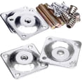 thumbnail image 1 of Leg Mounting Plates, Furniture Leg Attachment Plates Industrial Strength T-plate, 1 of 4