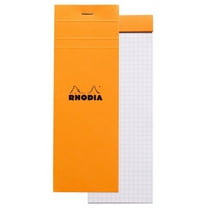 Rhodia Pad 3x8.25 Orange: White Graph Grid Sheets (Other)