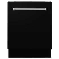 24" Top Control Tall Tub Dishwasher in Black Matte with Stainless Steel Tub and 3rd Rack (DWV-BLM-24)
