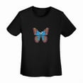 thumbnail image 6 of Womens Oversized Tshirt Graphic Butterfly Tees Crew Neck Summer Short Sleeve Cute Casual Basic Tees Tops S-3XL, 6 of 8
