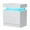 White, variant on Hommpa 2 Drawer Modern Nightstand with RGB LED Light High Gloss Bedside Tables for Bedroom Black
