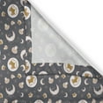 thumbnail image 3 of Ambesonne Forest Kitchen Curtains, Foxes Moons Mushrooms Art, 55"x36", Pale Coffee Soft Pink, 3 of 3