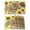 Yellow Brown, variant on Sunflower Floral Placemats Set of 4, Farmhouse Pastoral Daisy Bees Beige Burlap Placemats for Dining Table, Place Mats for Kitchen Tabletop, Waterproof Wipeable Dining Table Mats Set