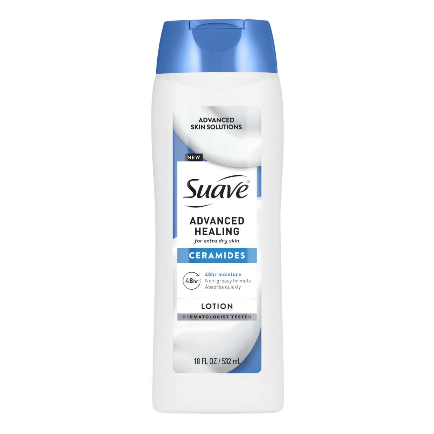 Suave Advanced Healing Hand & Body Lotion With Ceramides For Very Dry Skin, 18 FL OZ