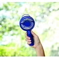 Mainstays Mini USB Rechargeable Fan, 4" Blue Finish