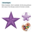 thumbnail image 4 of Uxcell Small 5 Star Iron on Patches Embroidered Sew Patches for Clothing 1.14x1.14" Pack of 15 Purple, 4 of 7