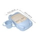 thumbnail image 5 of EeaseMX Vajilla ecológica de paja de trigo con forma de coche, plato irrompible para niños (azul), 5 of 7
