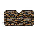 thumbnail image 7 of Fotbe Yellow Excavator Car Windshield Sunshade | Sun Visor Protector Front Window Shade, Keeps Out UV Rays, Keeps Your Vehicle Cool-Medium, 7 of 7