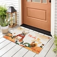 thumbnail image 3 of Happy Thanksgiving French Bulldog with Turkey Pumpkins Autumn Vibes Doormat Dog Lover Gifts Indoor Outdoor Welcome Mat - 12018, 3 of 5