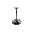 thumbnail image 2 of Alden Wood Top 36" Round Dining Table - Warm Black Top - Chrome Base, 2 of 4