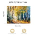 thumbnail image 3 of Shiartex White Birch Tree Canvas Wall Art Yellow Forest Painting Landscape Poster Nature Fall Artwork Abstract Modern Art for Living Room Bedroom Bathroom Office Wall Decor,20x16 in/16x12 in, 3 of 6