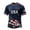 Dark Blue, variant on 2026 USA Soccer Jersey Shirts for Men Crewneck Short Sleeve United States Team Fan International Soccer T Shirts Retro Streetwear Top Royal Blue M