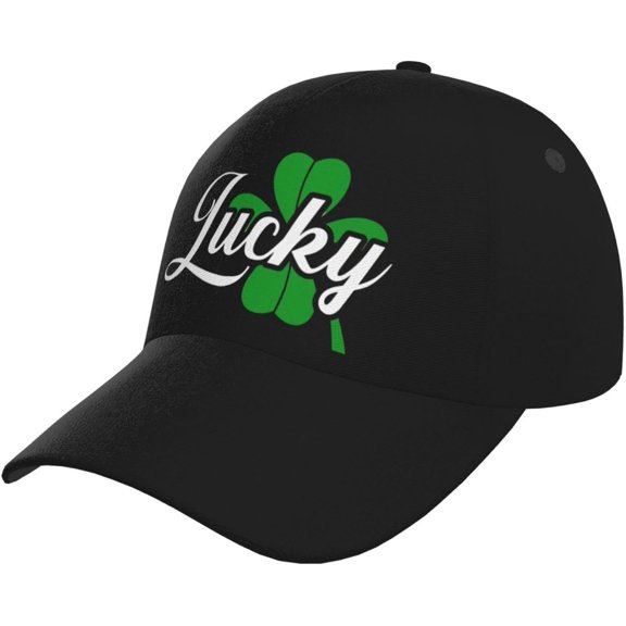 St Patrick's Day Shamrocks Baseball Caps for Women Men Clover Hat Adjustable Trucker Hat Irish Gifts