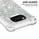 thumbnail image 3 of Funda para Xiaomi Poco X3 NFC/X3 PRO con Brillo Líquido Flotante, Purpurina, Parachoques y Anillo Giratorio Soporte, 3 of 5