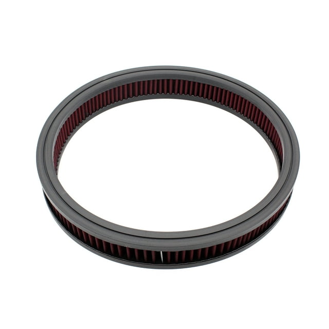 Mistaha Red Steel Mesh High Flow Round Air Cleaner Filter for Enhanced Performance - SI-AT20046 14*2
