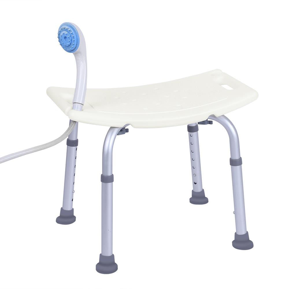 Bamboo Portable Shower Stool Bathroom Seat Chair Bath Disability Aid Foldable 