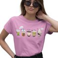 thumbnail image 4 of Adult Novelty Funny Graphic T Shirt, Bubble Tea Print, 100% Premium Cotton Crew Short Sleeve Comfort Tee,USA Print-M-DY-XL, 4 of 8
