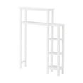 thumbnail image 4 of Alaterre Dover Over Toilet Organizer with Side Shelving, Wall Mounted Bathroom Storage Cabinet with 2 Doors and Towel Rod, 4 of 6