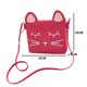 thumbnail image 2 of Lindo bolso bandolera con forma de gato, monedero para niñas pequeñas, 2 of 5