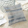 thumbnail image 4 of Boho Blue Grey Stripe Throw Pillow Covers 20x20 Inch Set of 2, Rustic Abstract Decorative Throw Pillow Covers Retro Stripe Linen Outdoor Cushion Cover for Sofa Couch Farmhouse Room Bed Decor, 4 of 7
