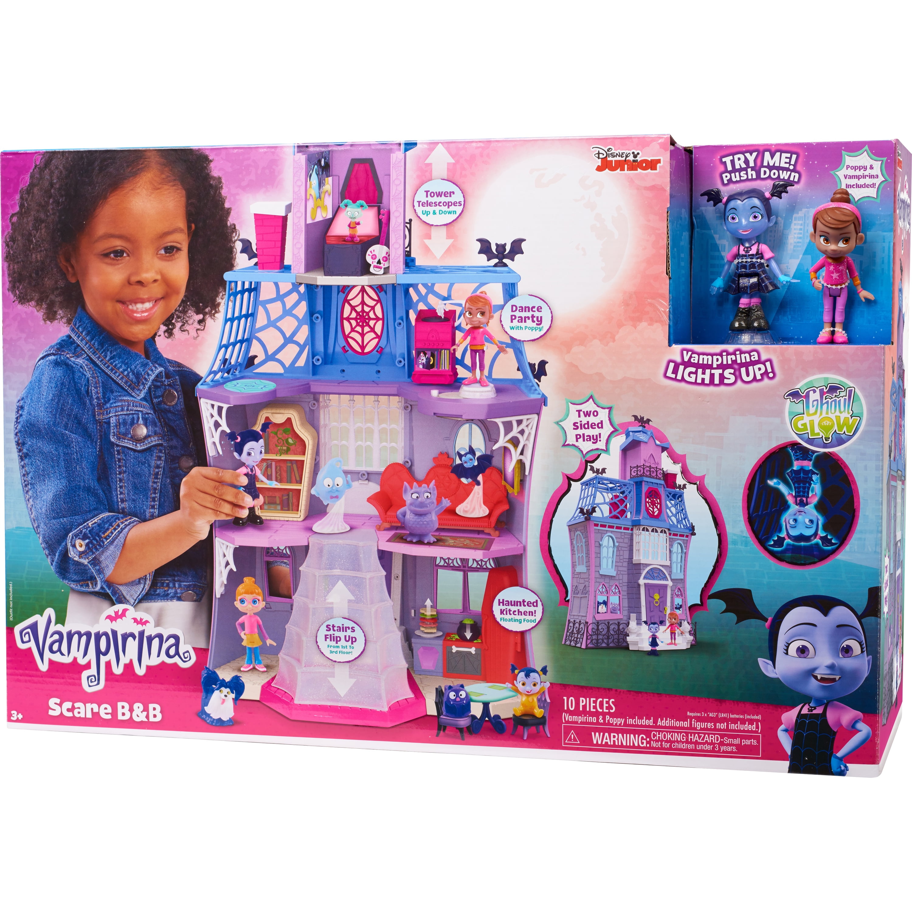 Disney Vampirina Scare BB Playset House Spooky Action Figures Family