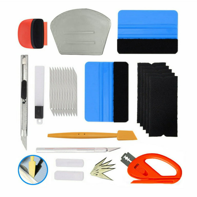 Window Film Application Car Tint Installation Tools with Spray Bottle PPF  Squeegee Felt Glass Protective Vinyl Wrap Tinting Kit
