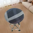 thumbnail image 6 of Stretchable Round Bar Stool Cover 11-16" Washable Dustproof Elastic Seat Cover Polyester 28-40cm for home and hotel Use - B, 6 of 7