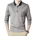 thumbnail image 4 of Playera Manga Larga Moda Tipo Polo Casual Comoda Hombre, 4 of 6