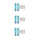 thumbnail image 3 of Vogacara 2 piezas RC Car Servo Rod Vehicle Pull Rods Automotive Reparación de automóviles Repuestos Reemplazo para WL Toy Blue Type1 NO1, 3 of 6