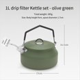 thumbnail image 2 of Tetera Verde para Exteriores, Tetera de Cocina, Tetera Profesional, Accesorios para Exteriores, Tetera de Acero Inoxidable para Acampar, 2 of 5