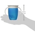 thumbnail image 3 of Juego de vasos para sorber 360 Trainer y para niños pequeños, a prueba de derrames, paquete de 2, azul/verde, vaso a prueba de fugas y asfixia, vaso de aprendizaje, 3 of 5