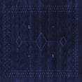 thumbnail image 1 of Ahgly Company Indoor Square Abstract Blue Contemporary Area Rugs, 5' Square, 1 of 4