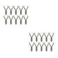 thumbnail image 6 of MLINS 20 pcs  Pegboard Hook Pegboard Cup Holder Pegboard Accessory for Office Workshop Garage Workbench Peg Board Jewelry Keys Display Hooks, 6 of 8