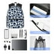 thumbnail image 4 of Easygdp black Skull white Mochila Casual para Portátil, Mochila para Escuela, Viajes, Negocios, 4 of 6