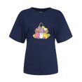thumbnail image 3 of Daisyyozoid T-Shirt de Pâques pour Femmes, Imprimé Mignon Bunny, Manches Courtes Décontractées, 3 of 4