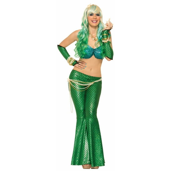 Green Mermaid Costume Glovelets