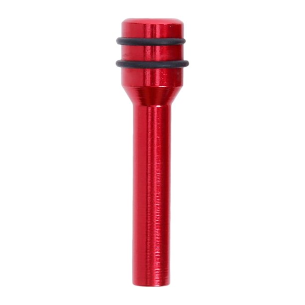Interruptor interior de cubierta del pasador de peril de cerradura de interior del automóvil, aleación de aluminio universal, Rojo Yotijar Pasador de la perilla de la cerradura de la puerta