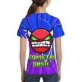 thumbnail image 6 of Geometry Dash Kids T-Shirt 3d Printed Graphic T-Shirts Boys And Girls Short Sleeve Shirts For Youth Kids X-Small, 6 of 7