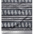 thumbnail image 1 of Soimoi Modal Satin Fabric Stripe,Swirl & Floral Block Print Sewing Fabric Yard 42 Inch Wide, 1 of 2