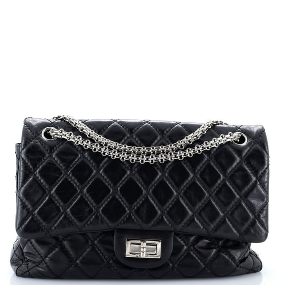 Pre-Owned CHANEL Reissue 2.55 Flap Bag Quilted Aged Calfskin 227 By Rebag